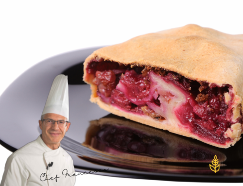 Strudel di ciliegie versione macrobiotica