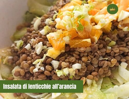 Insalata di lenticchie all’arancia