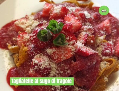 Un dessert da provare: Tagliatelle al sugo di fragole