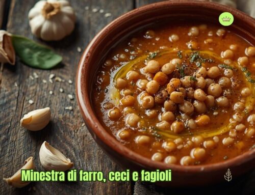 Minestra di farro con ceci e fagioli