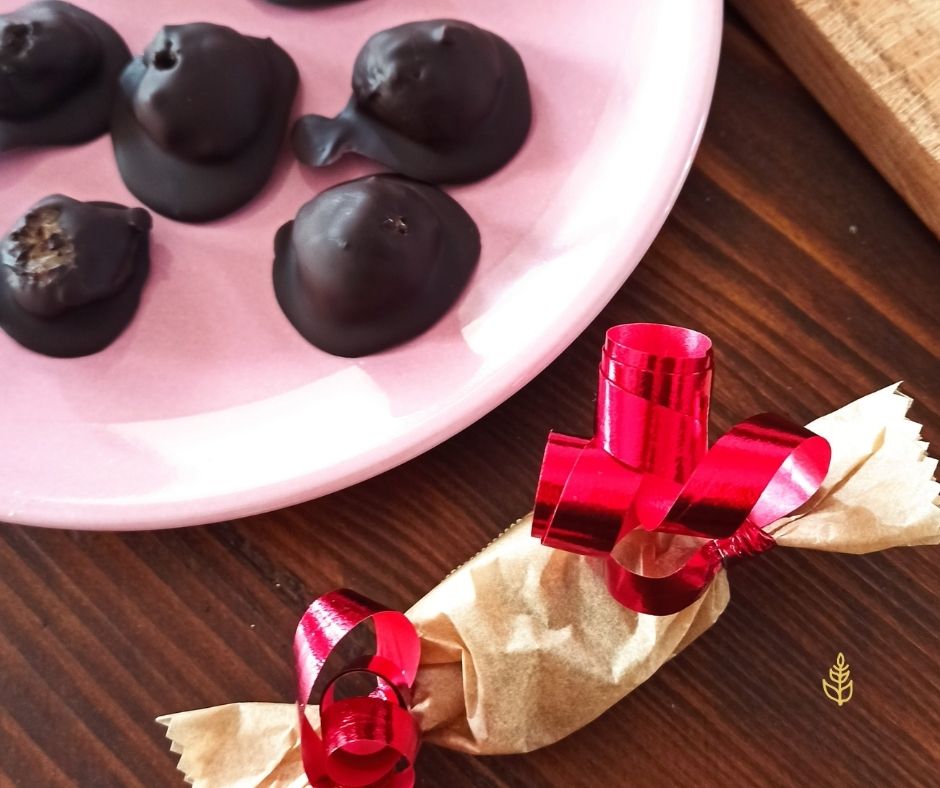 Bonbon di castagne incartato